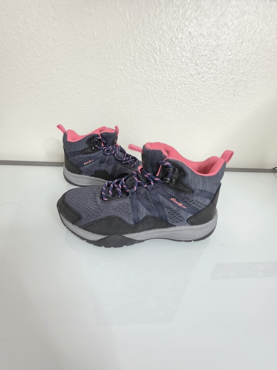 Eddie Bauer Shoes - Eddie Bauer Womens Lukla Hiking Boots Grey Pink Ankle Shoes Size 9M